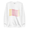 IN MY TRAVIS ERA Sweatshirt - White